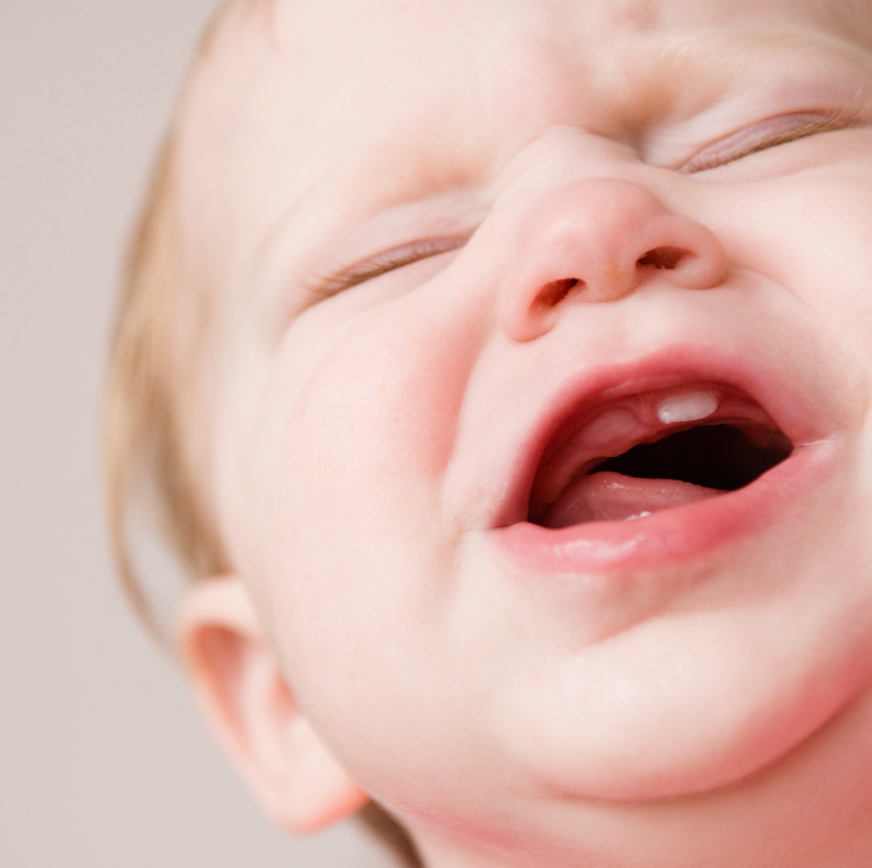 Helping a teething baby