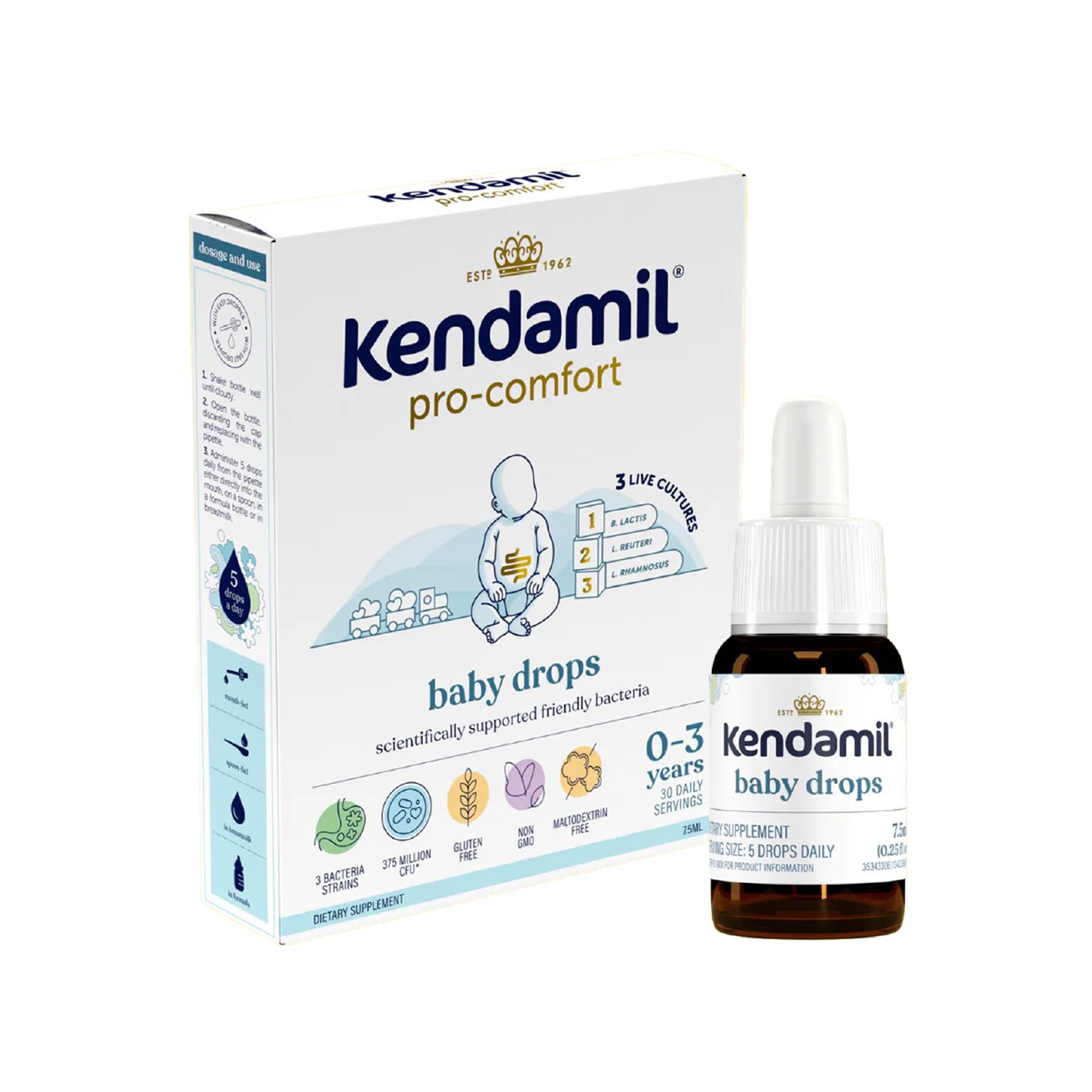 Kendamil Baby Probiotics Drops 7.5ml
